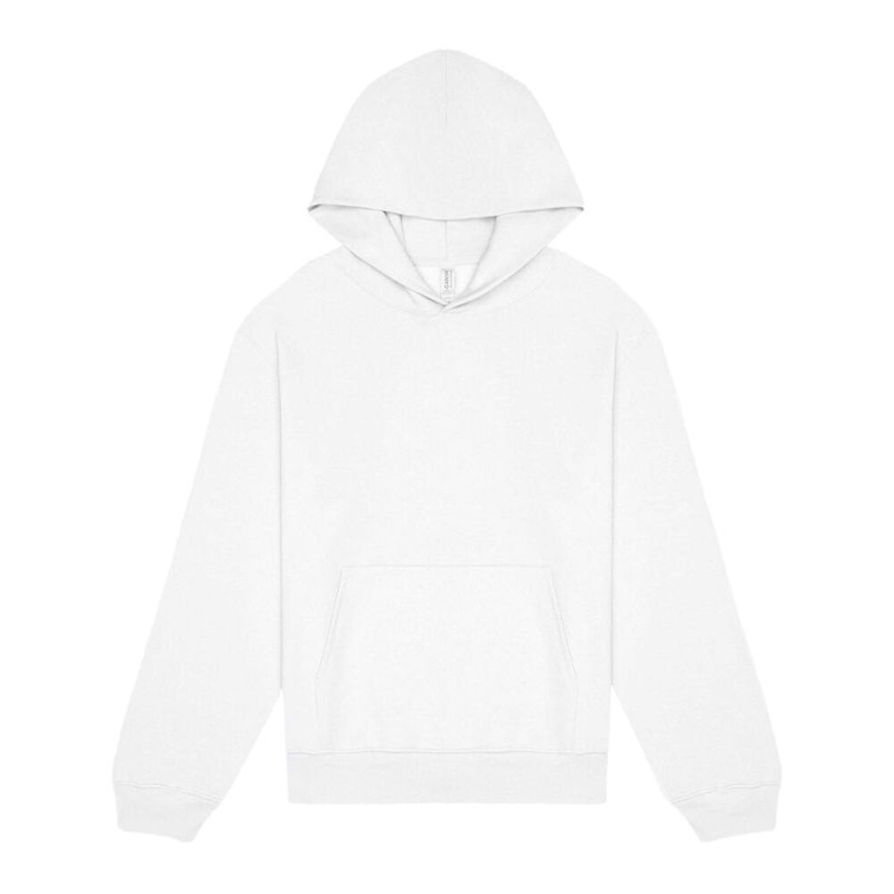 Unisex Adult Heavyweight Pull Over Hoodie / White